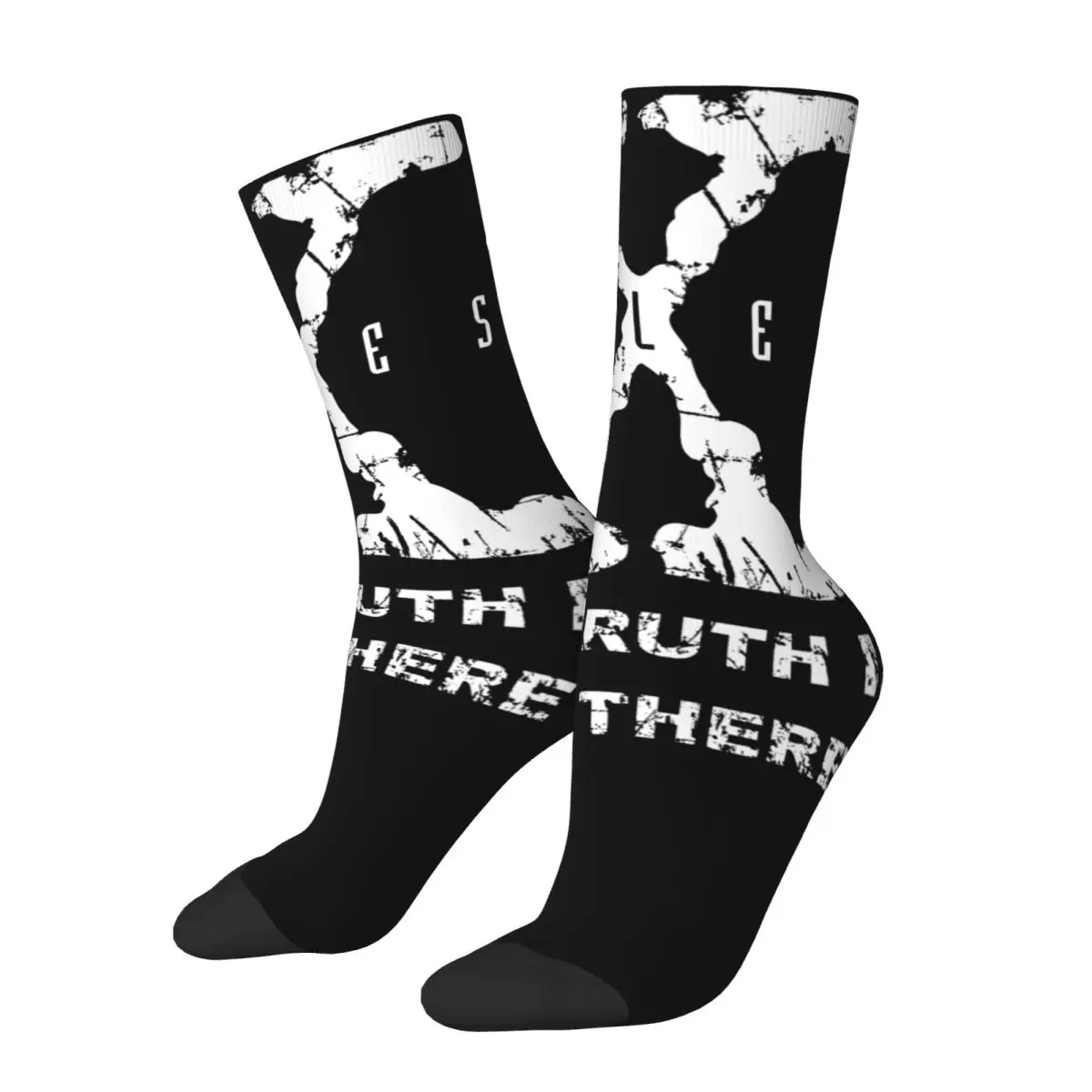 Fashion X-Files Grunge Design Cozy Crew Socks Accessories All Season The Truth Is Out There Cute Crew Socks Breathable