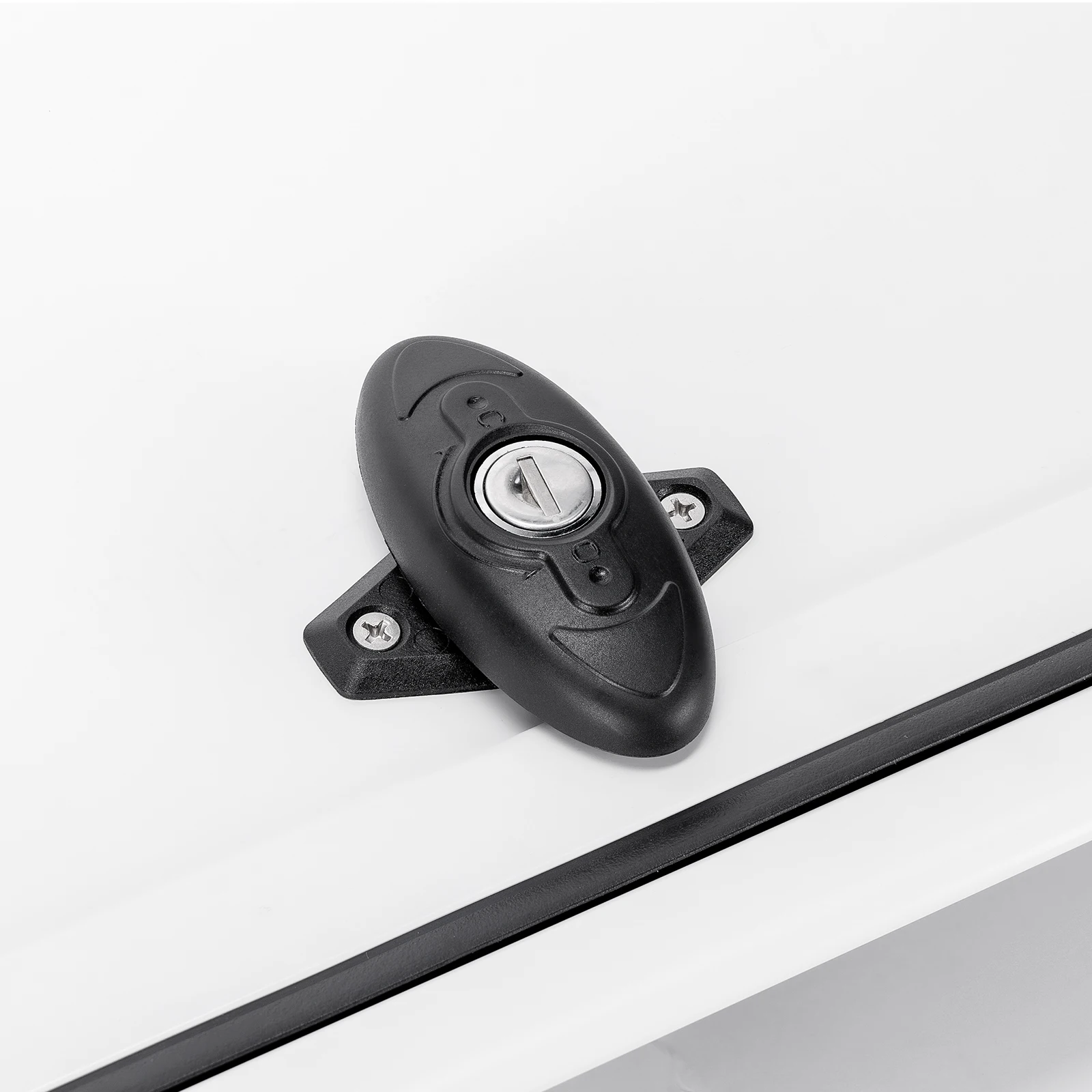 Airow auto White Aluminum RV Caravan Luggage Door with Modern Design High-quality Cabin Door Lock for Caravans in Stock view 3