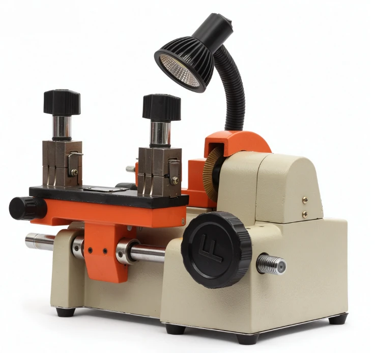 001 Horizontal Small Key Duplicating Machine Manual Feeding 220V Electric Plug‑in Type Lock Key Copy Equipment For Lock Repair