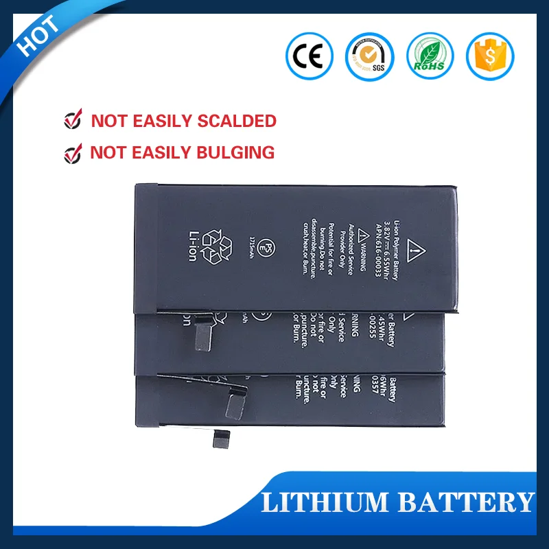 Battery For Apple 12 Pro 13 MIni 14 Plus 15 SE2 SE3 8 8plus X Xr Xs Max 11 Lithium Replacement Bateria For iphone 11 Batteries
