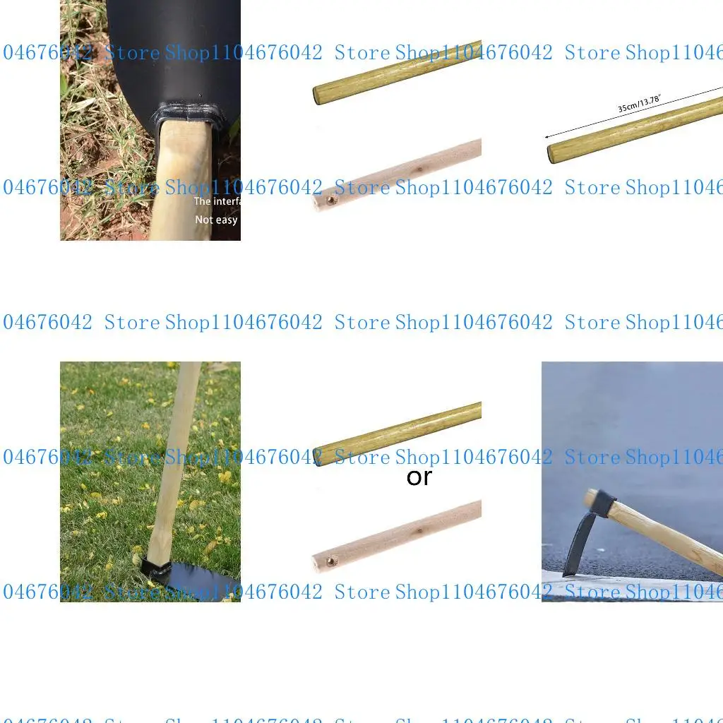 

5asd 35cm Indispensable Garden Hoes Dual Headed Weeding Portable Garden Hand Tool