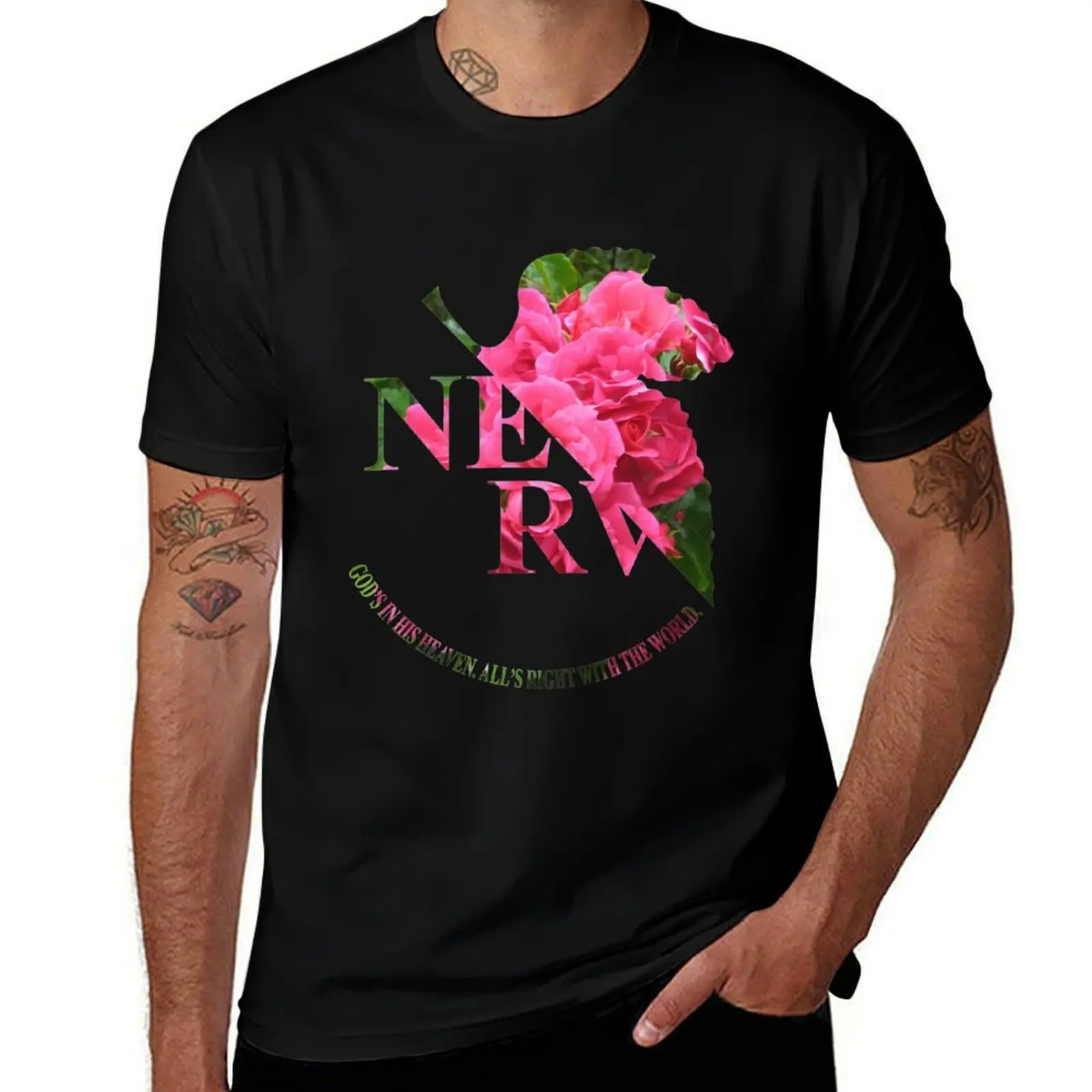 rosy nerv T-Shirt Relaxed Fit Casual Short Sleeve Top T-Shirt