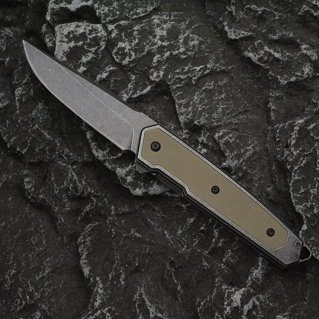 

CR7091 Tactical Folding Pocket Knife EDC Hunting Knives 8Cr13Mov Blade G10 Handle Outdoor Rescue Multi Tool