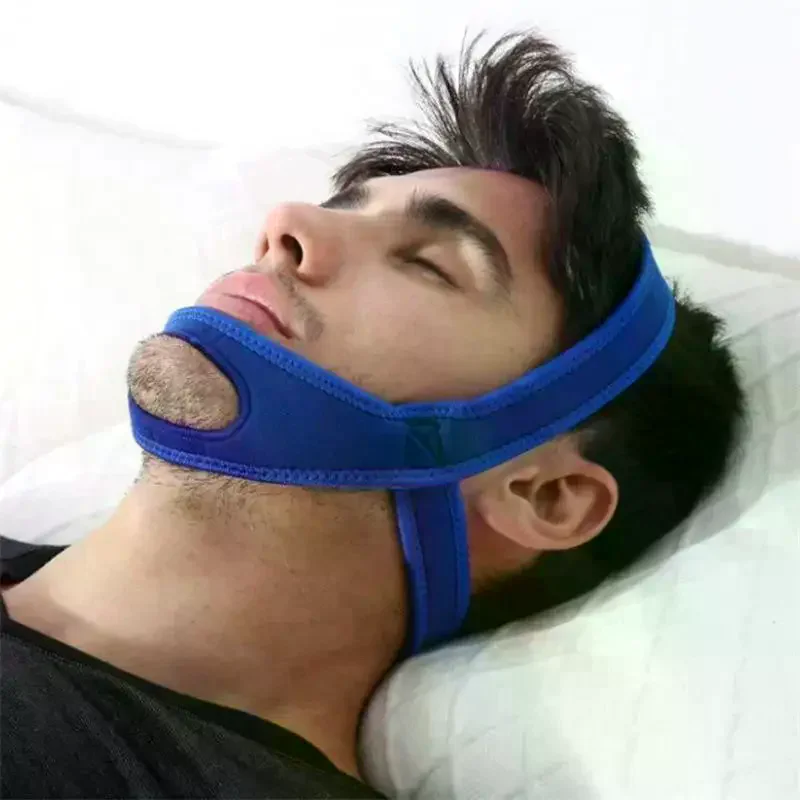 Anti Apnea Jaw Solution Sleep Support Apnea Belt Neoprene Anti Snore Stop Snoring Chin Strap Belt Adjustable SleepCare Tool 1Pc