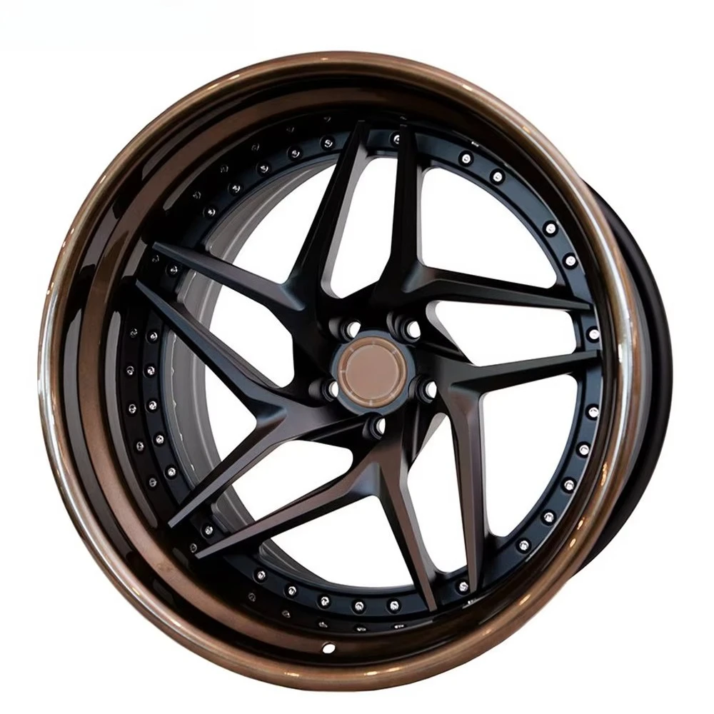 3 Piece Forged Wheel High Quality Forged Rims Alloy Wheels 16 17 18 19 Inch Two Pieces