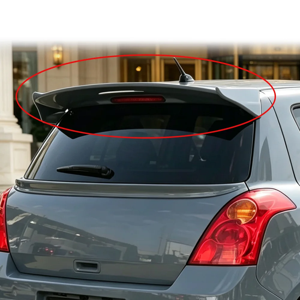 

Suitable for Suzuki Swift zc31s zc32s zs33 genuine carbon brazing automotive parts modification top wing 05-18 model rearspoiler