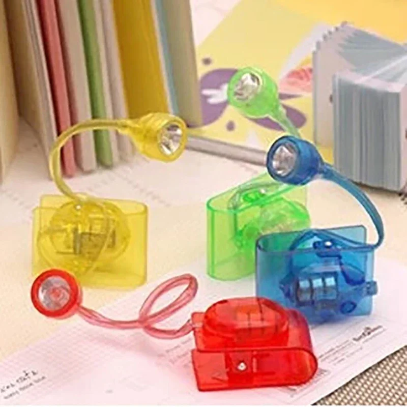Mini lampe de lecture LED à Clip, lumière vive, Flexible, Portable, pour voyage, chambre à coucher, lecture de livres, cadeau pour enfants