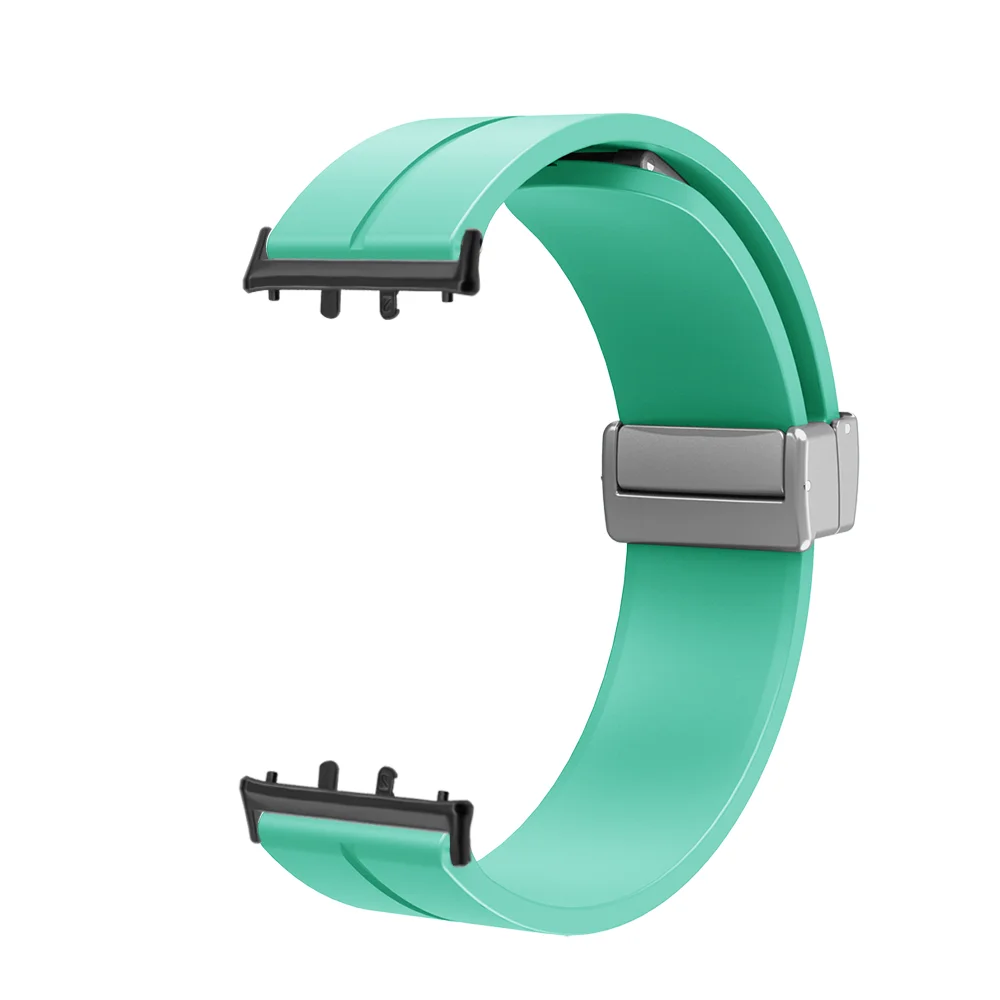 

2025 Upgraded Folding Magnetic Watch Bands 18mm For Samsung Galaxy Fit3 Smart Sport Watchband Quick Release Replacement Unisex