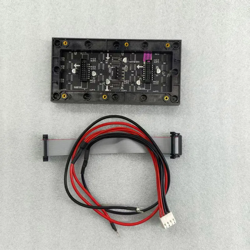P2.5 Indoor LED Module 160*80mm 64×32 Pixels Front Maintenance RGB LED Panel for Recessed Wall Mounted LED Screen