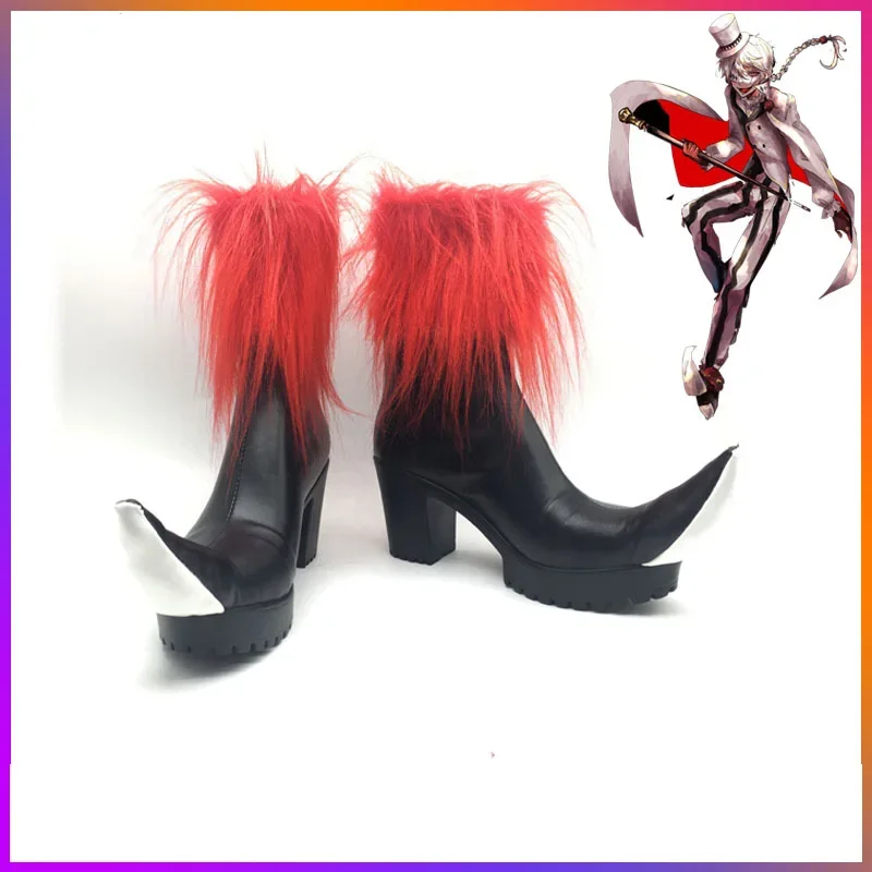 Anime Bungo Stray Dogs Gogol Cosplay Shoes Boots Game Anime Halloween Rainbow women men 35-44 halloween props