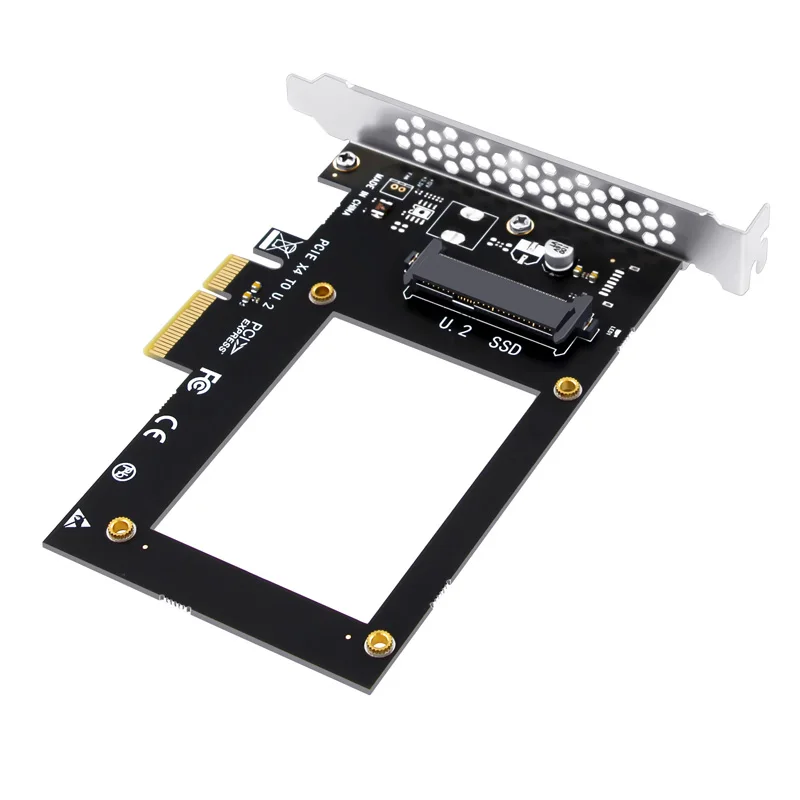 Adattatore da U.2 a PCIE X4 Riser PCI Express Gen3.0 Slot 4X 8X 16X Scheda universale 4000 MB/S PCI-E a U.2 SSD Scheda di conversione disco rigido