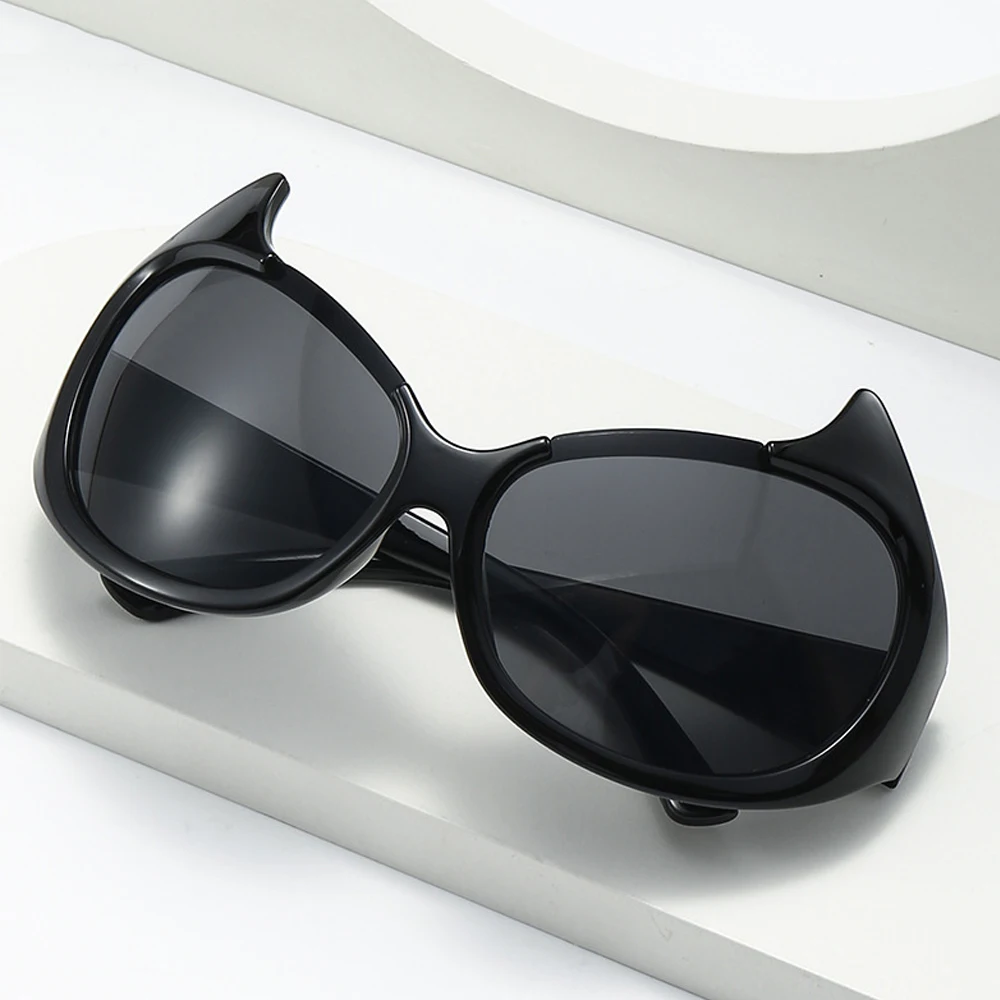 3Pcs/set Round Sunglasses Women Men Cat Eye Circular Sun Glasses Female Oval Eyewear Sunglasses for Male Female Eyeglasses