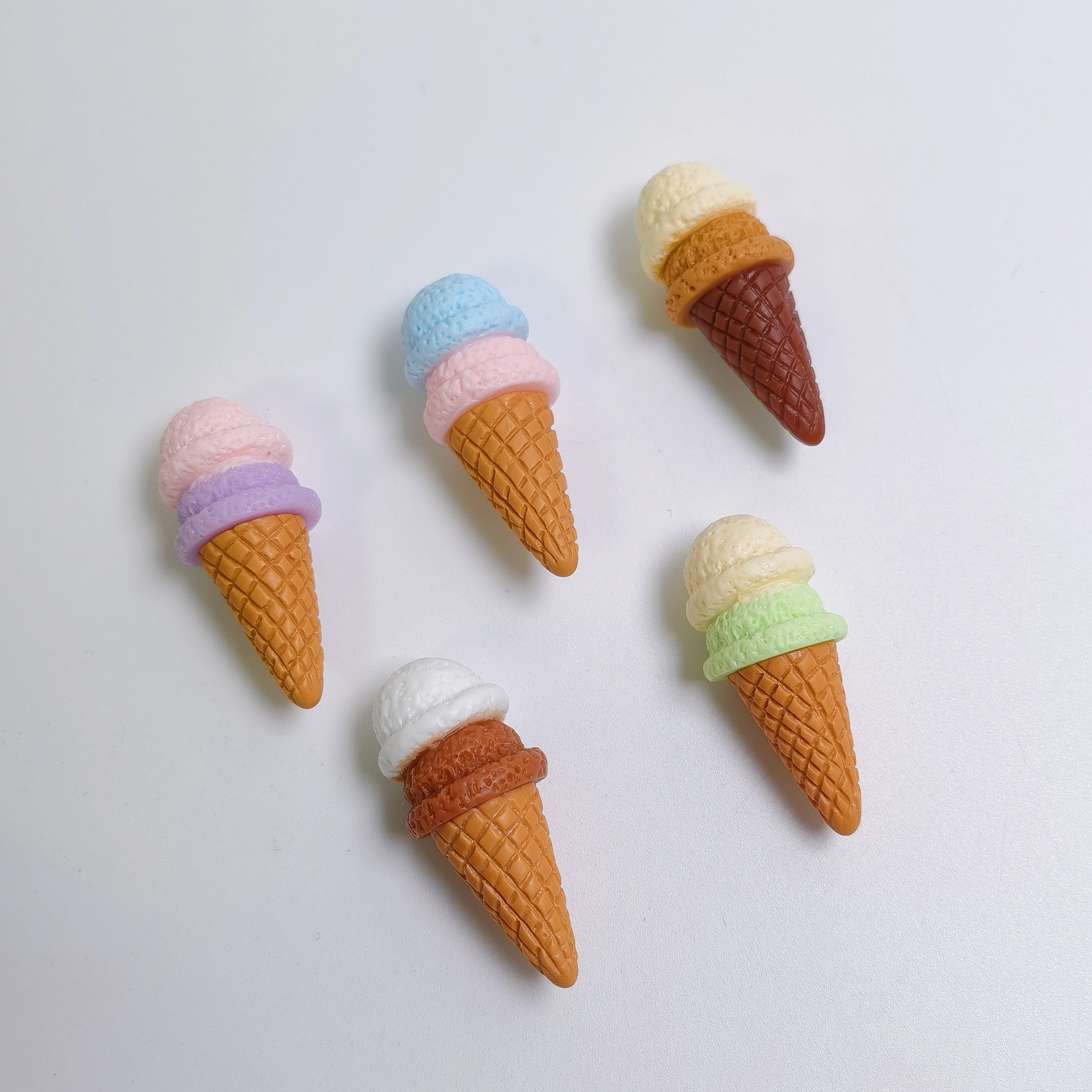 Resin 3D Ice Cream Simulation Food Art Supply Embellishments Minitures Dollhouse Handicrafts Decoration