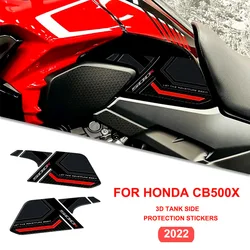 Protection Latérale en Résine 3D pour Moto Honda CB500X 2022, Autocollant Précieux, Étanche, Anti-Rayures