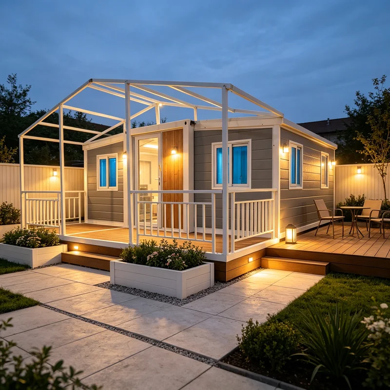 Prefab House Steel Modular Quick Assembly Unit For Remote Site Office Worker Portable Accommodation