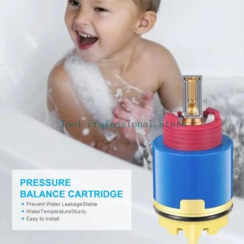 

57QF Shower Cartridges Bath Faucet Cartridges ABS for Controlled Water Temperature