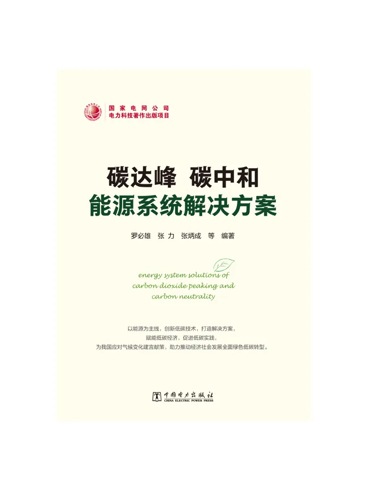 Book-Winshare Carbon Peaking and Carbon Neutrality Energy System Solutions