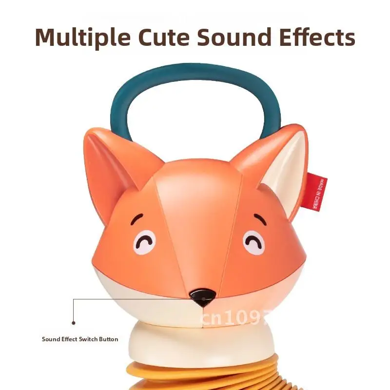 Fox accordion caterpillar baby early education simulation instrument music soothing toy hand eye coordination ability