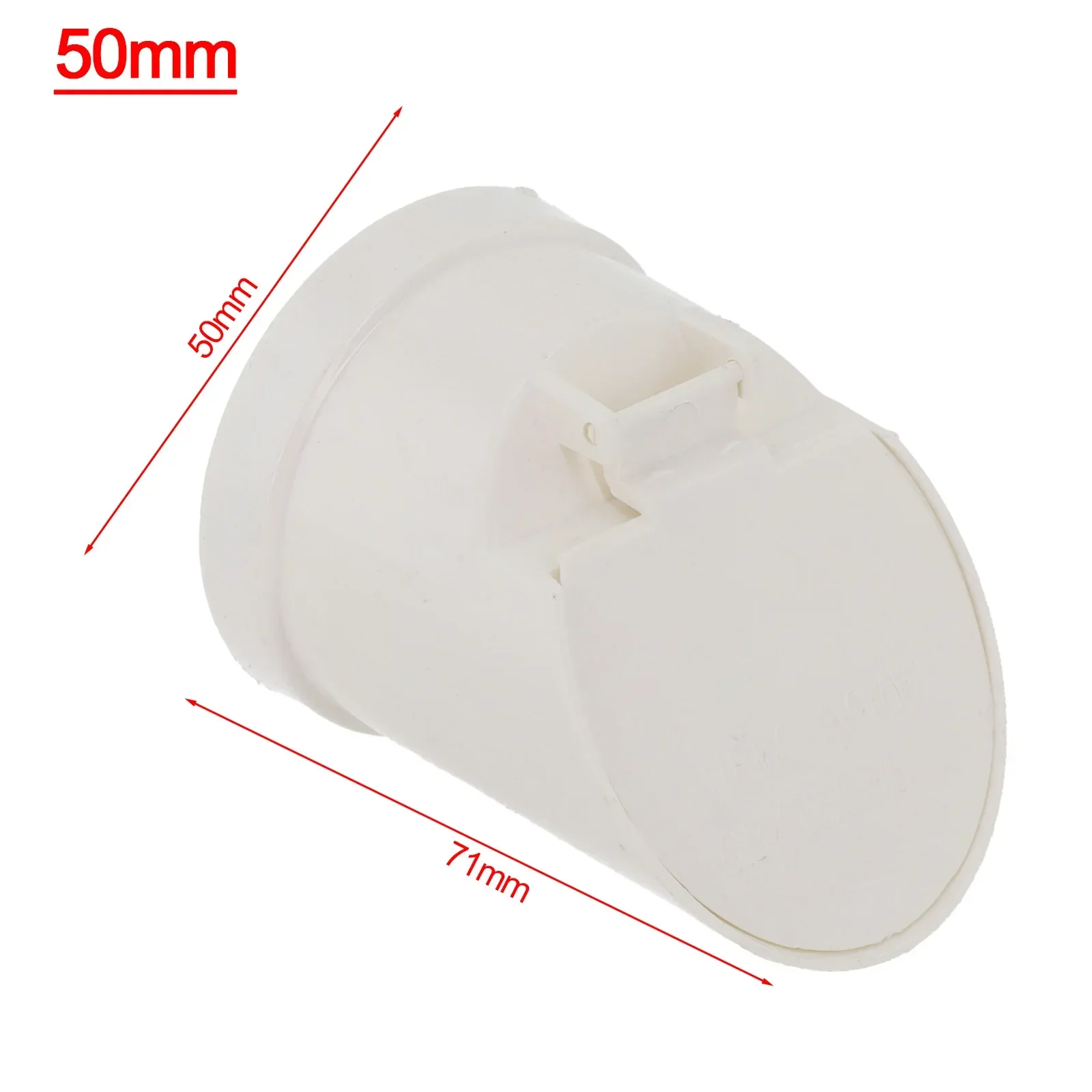 Drainage Cover Pipe Cover PVC Valve Cover 50-160mm Anti-smell Auto Closing Drainage Pipe Insect-proof Versatile