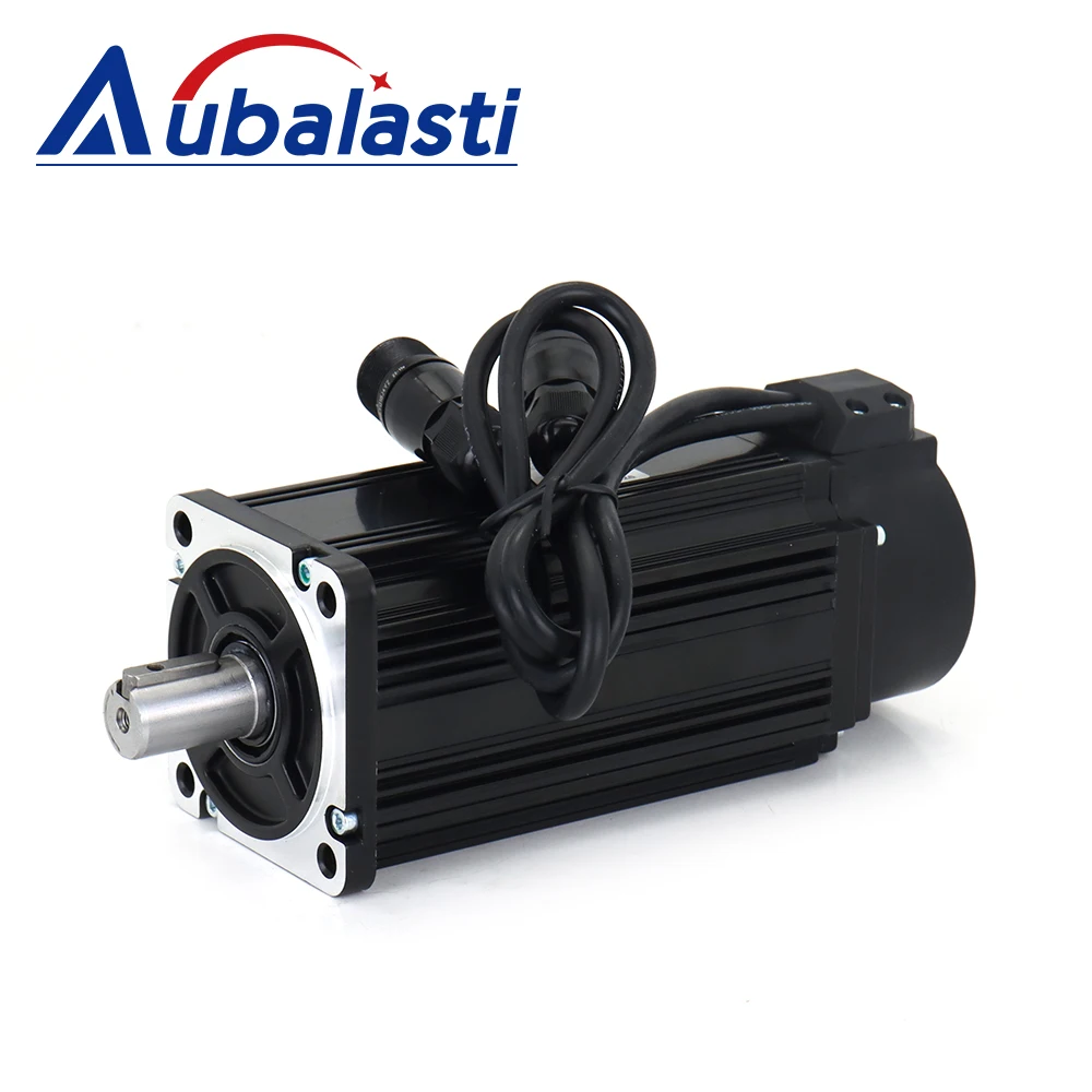 Aubalasti 400 واط 1.27N.m 730 واط 3.5N.m 750 واط 2.4N.m 1KW محرك سيرفو يعمل بالتيار المتردد سائق أطقم 220 فولت تقليل الضوضاء المغناطيس الدائم AASD-15A سائق