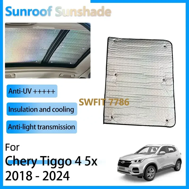 

Солнцезащитный козырек для Chirey Chery Tiggo 4 5x 2018-2024, аксессуары, солнцезащитный козырек на крыше, панорамный солнцезащитный козырек на крыше, защита от УФ-лучей 2023 2021 2019