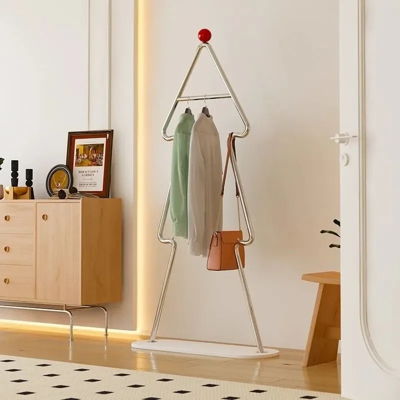 Modern Minimalist Floor Coat Rack For Living Room Bedroom Creative Multi Functional Clothes Hanger Stand Simple Home Storage