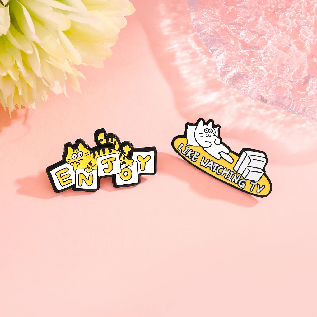 Cartoon cute little tiger sleeping funny and chic jewelry brooch clothing backpack decoration pin gift view 5