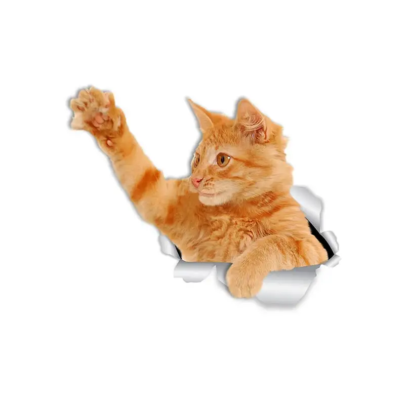 M458 Katze Aufkleber Breakout Siamese Wandaufkleber Home Dekoration Toilette Aufkleber für Schlafzimmer Küche Wohnzimmer Wände Dekor – Detail 5