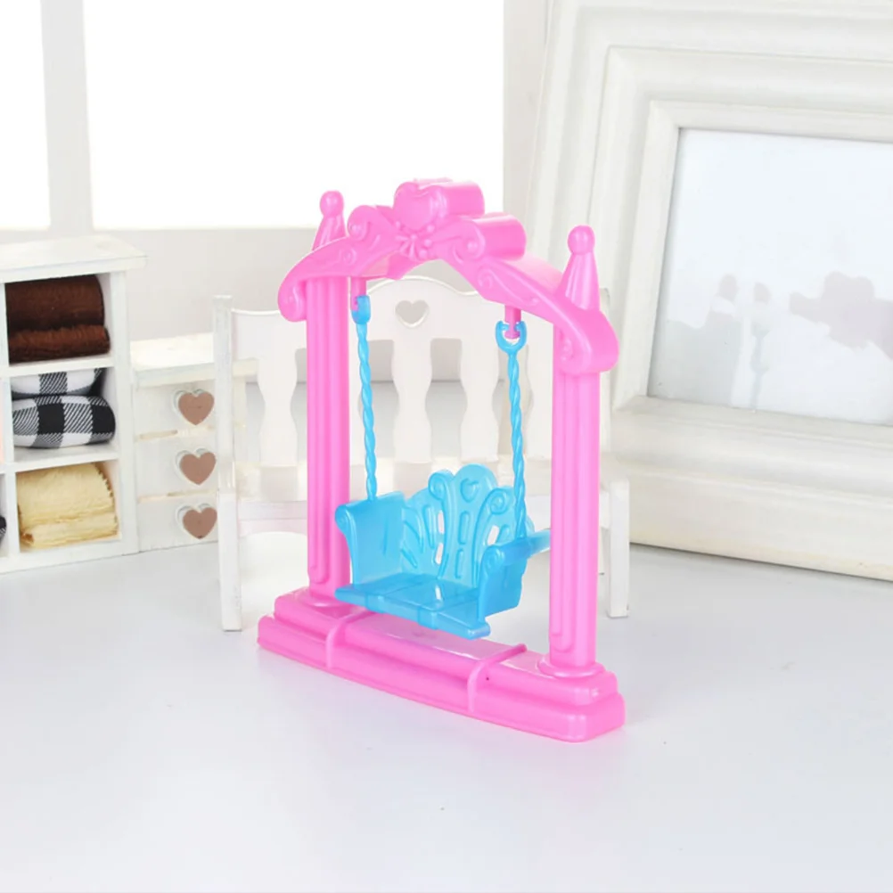 Simulation Mini Swing House Accessories Toy Room Miniature Model Plastic Crafts Ornaments