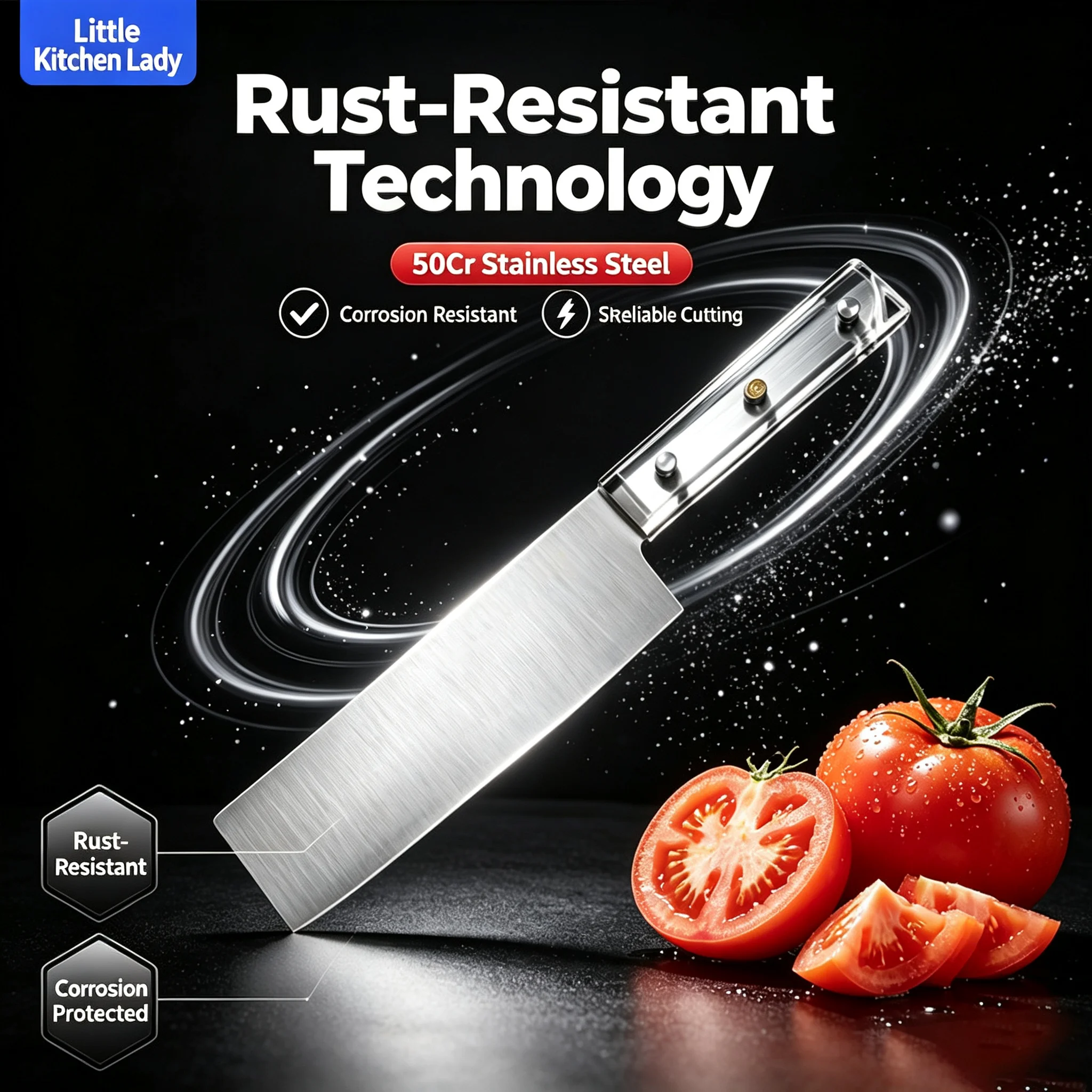 2026 New Model Ladies' Specialized Slice Knife High-End Kitchen Knife Chef's Kitchen Sharp Stainless Steel Japanese Knife