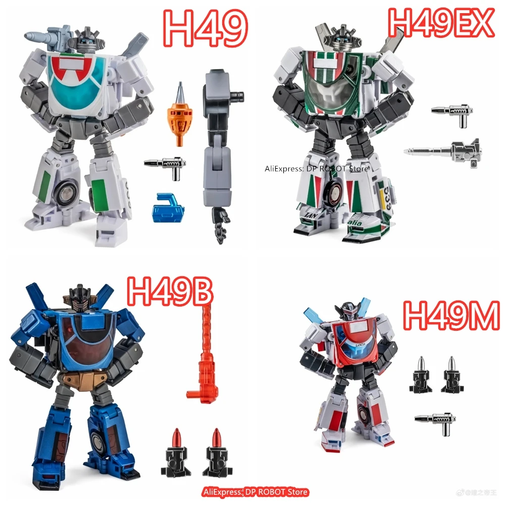 【IN STOCK】Newage Transformation NA H49 H49EX H49M H49B Wheeljack Hammond G1 Small Scale Action Figure With Box