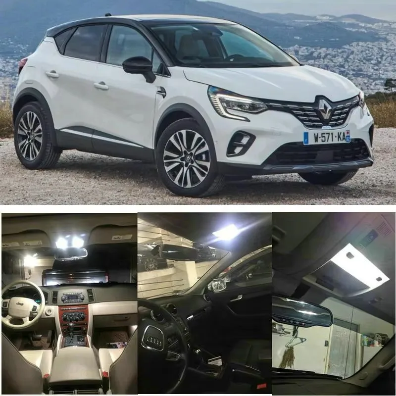 

For 2020 2019 Renault Captur 10pc Car Led Interior Lighting Auto automotive light bulbs lamp for cars error free