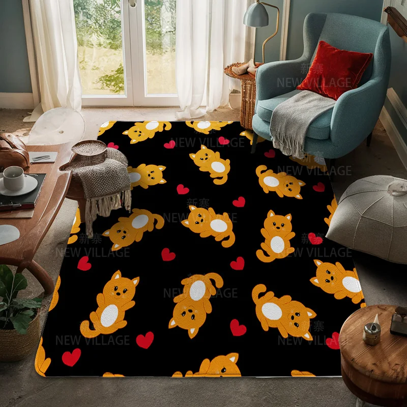 House entrance carpet Home door mat Room Bath Foot bathroom non-slip Kitchen water absorption rugs Modern Nordic cute animal