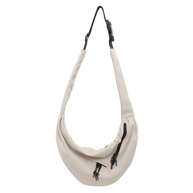 

Casual Canvas Crossbody Bag for Women Fashion Hobo Dumpling Shoulder Bag Lightweight Sport Style Everyday Tote