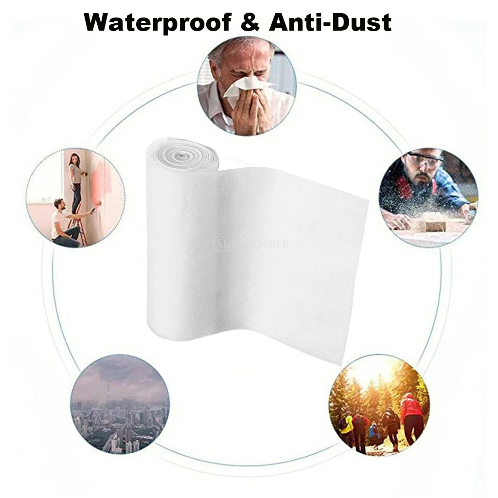 1 Roll 5m Non-Woven Fabric Waterproof Disposable 17.5cm Width Non-Woven Interlining Fabric Cloth DIY Handmade Accessories