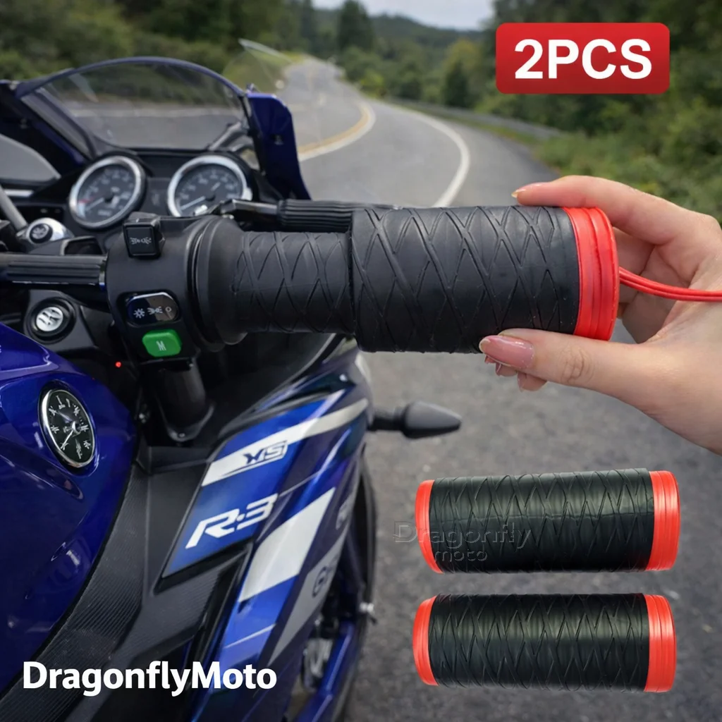 

Motorcycle Silicone Handlebar Cover For YAMAHA YZFR3 YZF-R3 YZF R3 Self Shrinking Non-Slip Motorcycles Grip Covers Sleeve
