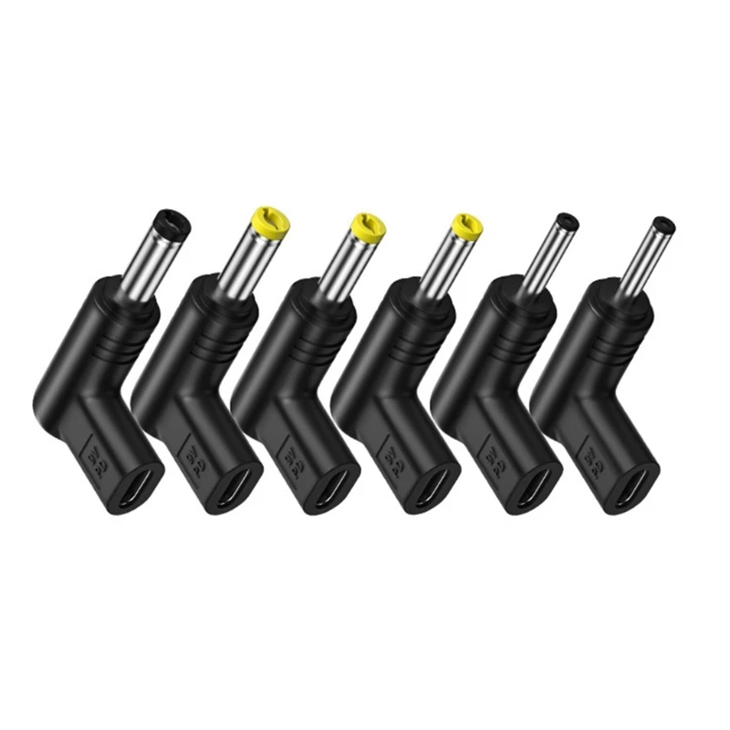 G88D Type C to DC3.0 3.5 Charging Adapter 90 Degree Bend Design 5V 9V 12V Option for Safe Efficient Power Transfer