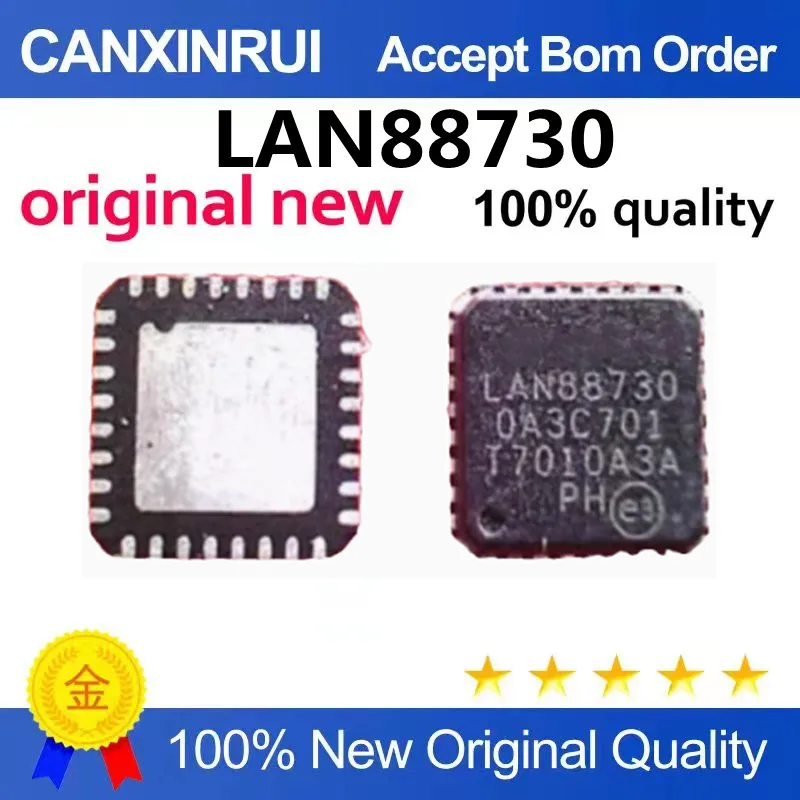 (5-100piezas)LAN88730 Automotive computer board SMD QFN chip can be shot directly