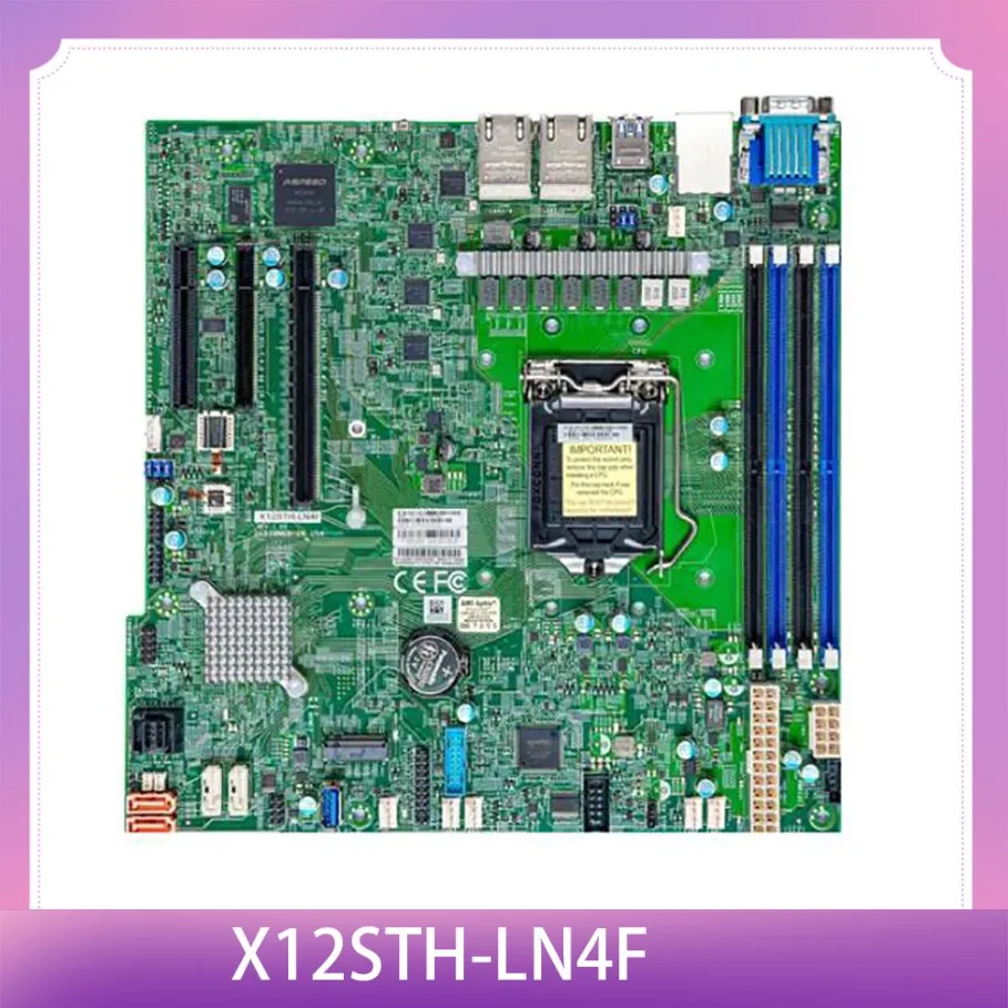 Xeon E-2300 Processor Single Socket LGA-1200 For Supermicro Server Motherboard X12STH-LN4F