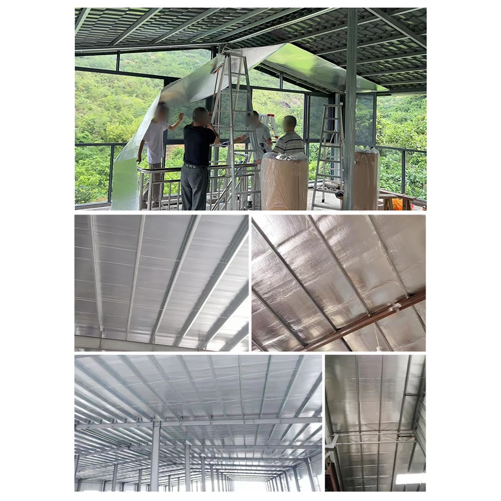 Aislamiento de lámina de burbujas, radiador de aluminio doble multiusos, pared de Loft de calor utilizada para varias propósitos, como techo, frío