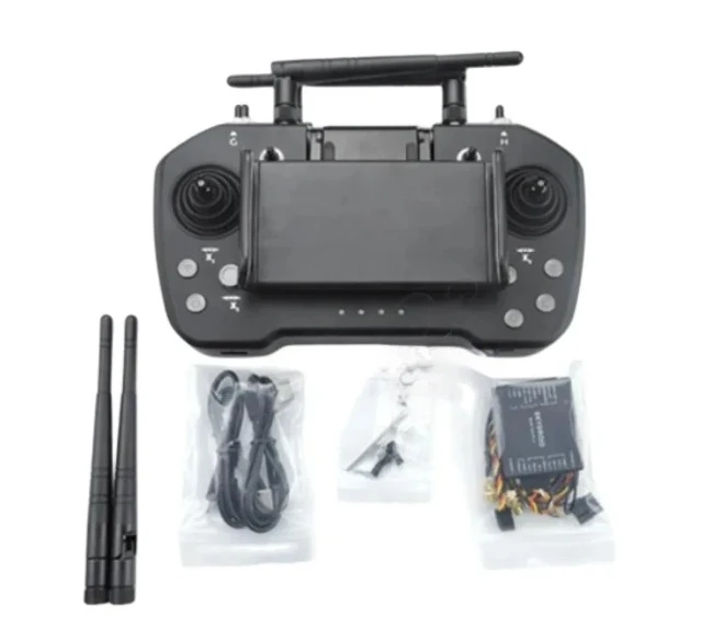 T12 Professional Dr-one Accessories 12-Channel Remote Control 4-in-1 20km Digital Map Transmission Three-Body Camera