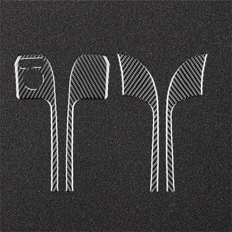 

Reliable-Car Door Pull Cover Trim Car Door Interior Trim Car Door Accessories Carbon Fiber For Acura TL 2009-2014 4 Pieces