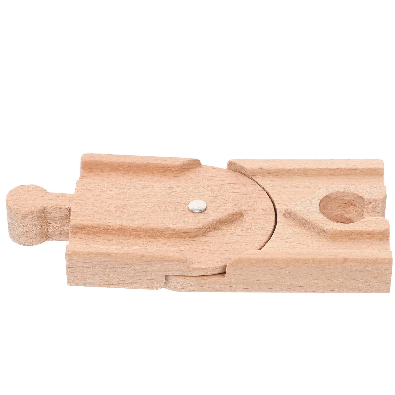 

1 Wooden Train Track Accessory Kids Playing Toy Bulk Track Pieces for 3 Year Old Educational Toys Creativity