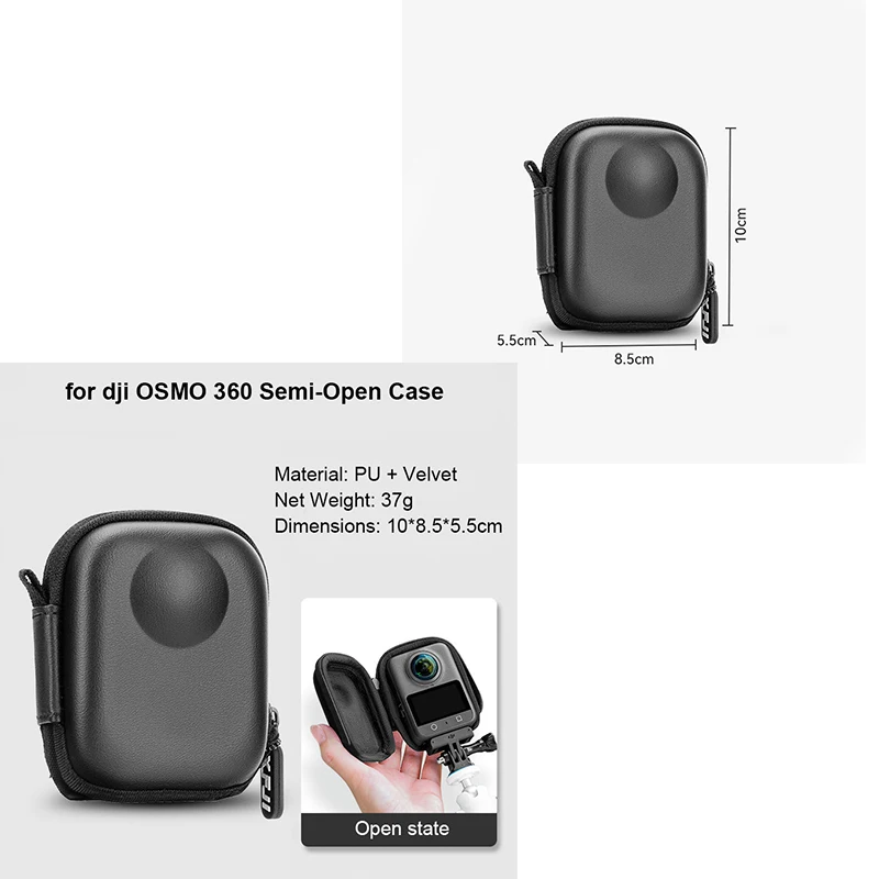 Portable Mini Bag for DJI Osmo 360 Waterproof Storage Bag Protective Case Bottom opening storage case