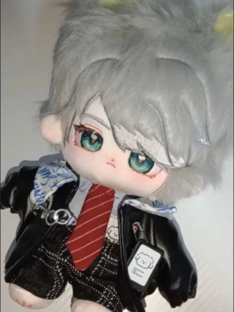 20Cm Permainan Anime Genshin Impact Kawaii Cosplay Tubuh Boneka Katun Lembut dengan Kerangka Alhaitham Model Kartun Mainan Figur Hadiah Penggemar