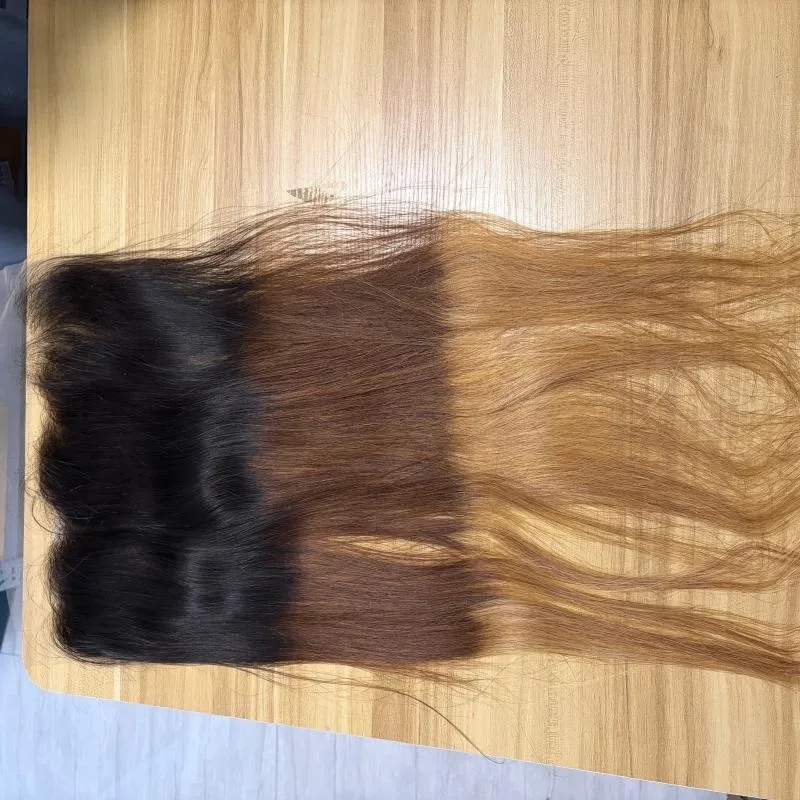 13x6 الدانتيل أمامي # 1b/4/27 كتلة شعر طبيعي مفرود 12-22 بوصة البرازيلي عذراء ريمي كامل اليد النسيج قبل قطعها شعر الطفل