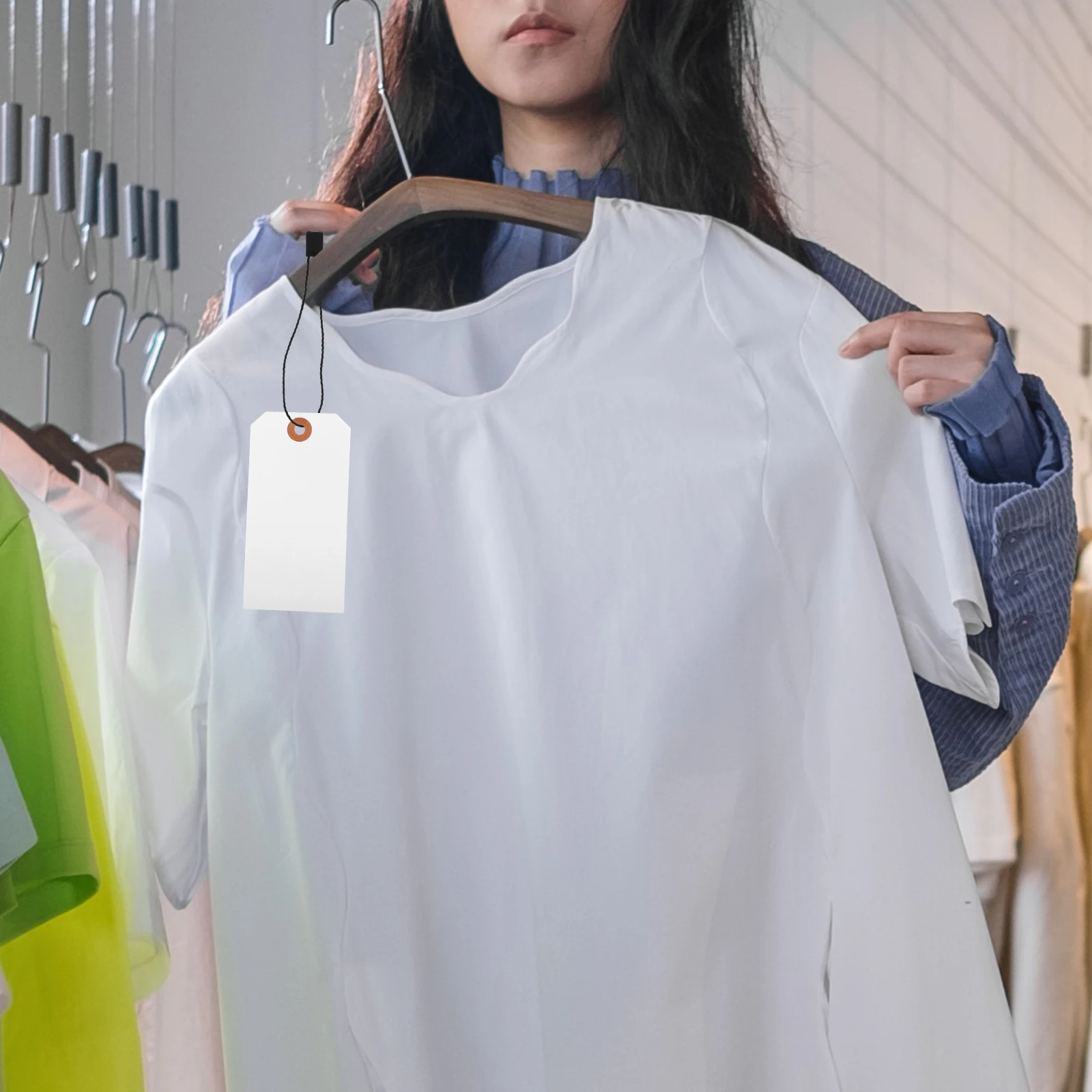 Etichetta Stringa Etichetta Linea Cravatta Stringa Cartellini dei prezzi Stringa Vestiti Tag Rop