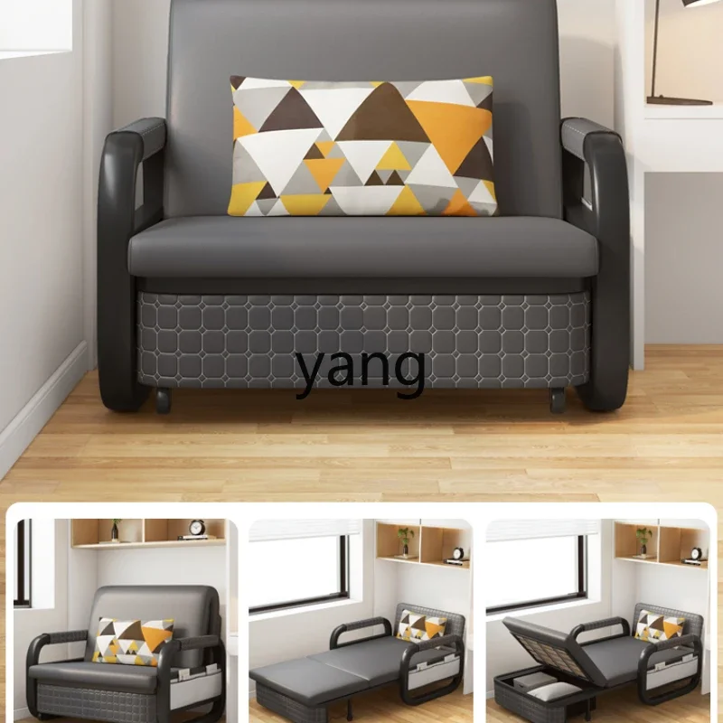 Yhl Sofa Bed Multi-Functional Foldable Dual-Use Balcony Pull-out Retractable Single Sofa Bed