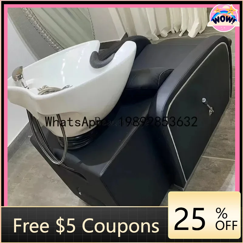 AB  02Foreign trade sitting shampoo chair barber shop flush bed hair salon special
