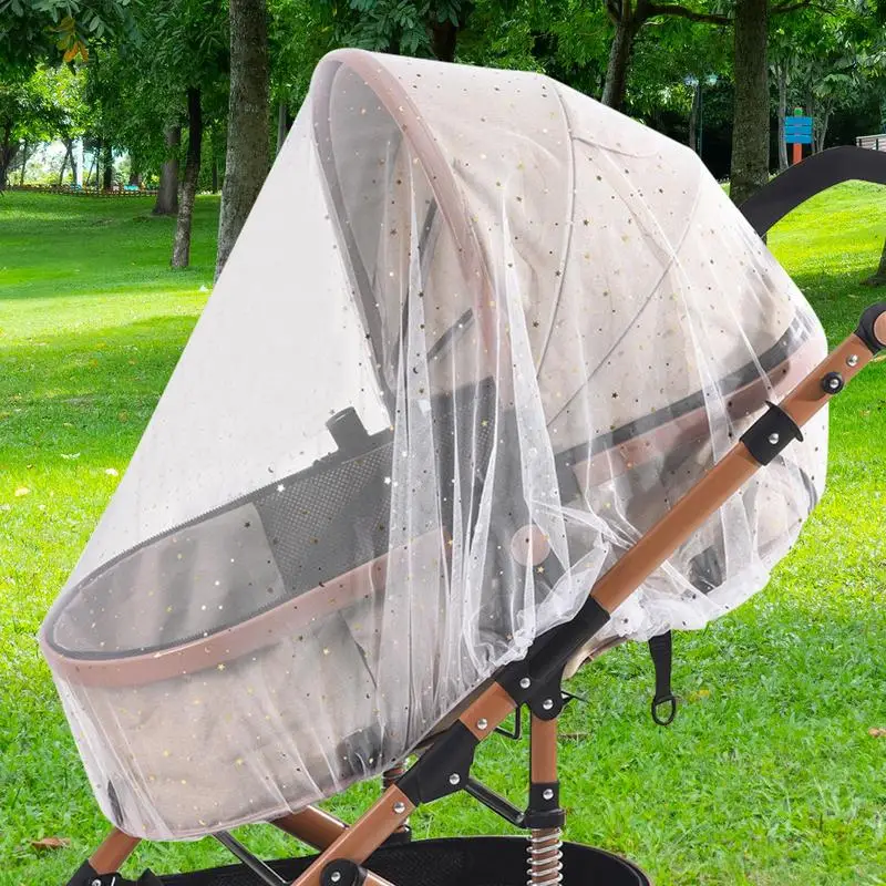 Atmungsaktive Mesh Kinderwagen Abdeckung 2 stücke wieder verwendbare Kinderwagen Netz abdeckung Kinder Träger Abdeckung wieder verwendbare Waben netz für den Sommer zu Fuß